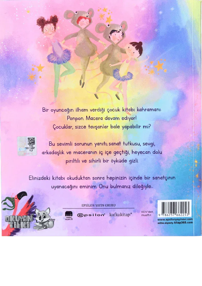 Ponpon Bale Yapıyor: Minik Tavşan Bale Okulunda (6+ Yaş) - Okuyan Tilki