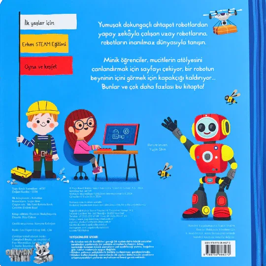İlk Kitaplarım – Robotlar (0+ Yaş) - Okuyan Tilki