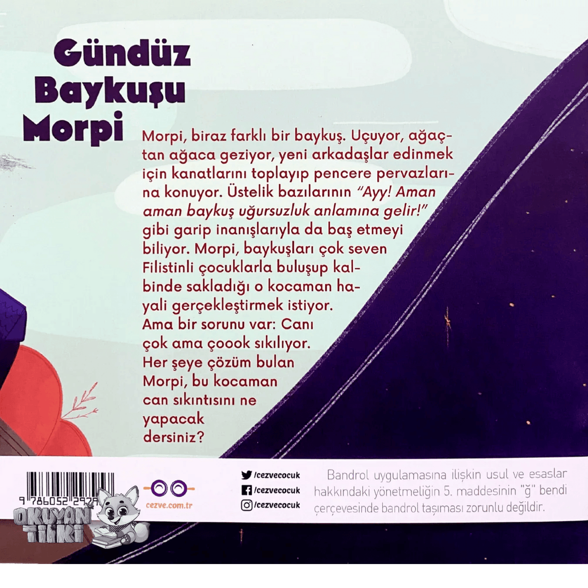 Gündüz Baykuşu Morpi (3+ Yaş) - Okuyan Tilki