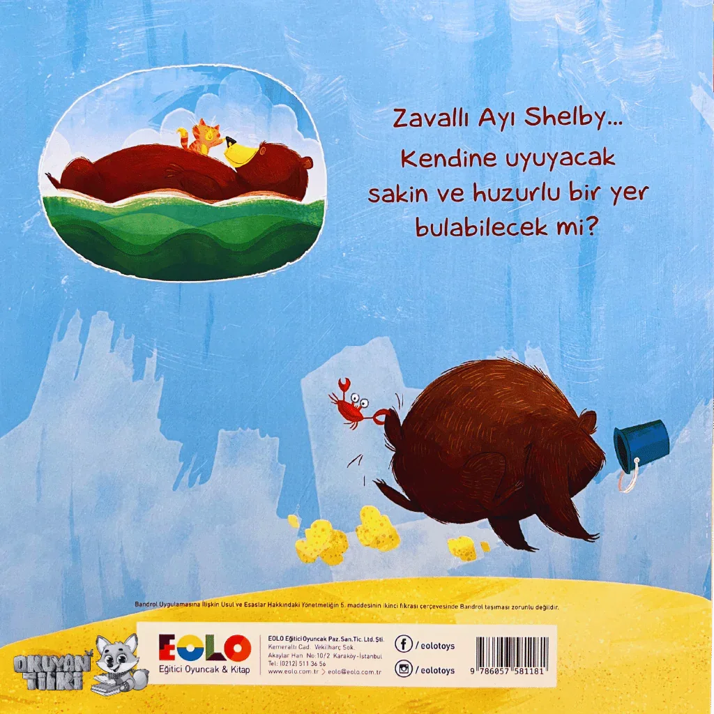 Bir Ayı Burada Uyuyabilir mi? (3-6 Yaş) - Okuyan Tilki