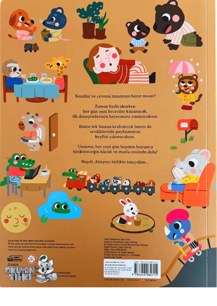 Genel Kültür Kitabım - Tanıyorum (1+ Yaş) - Okuyan Tilki