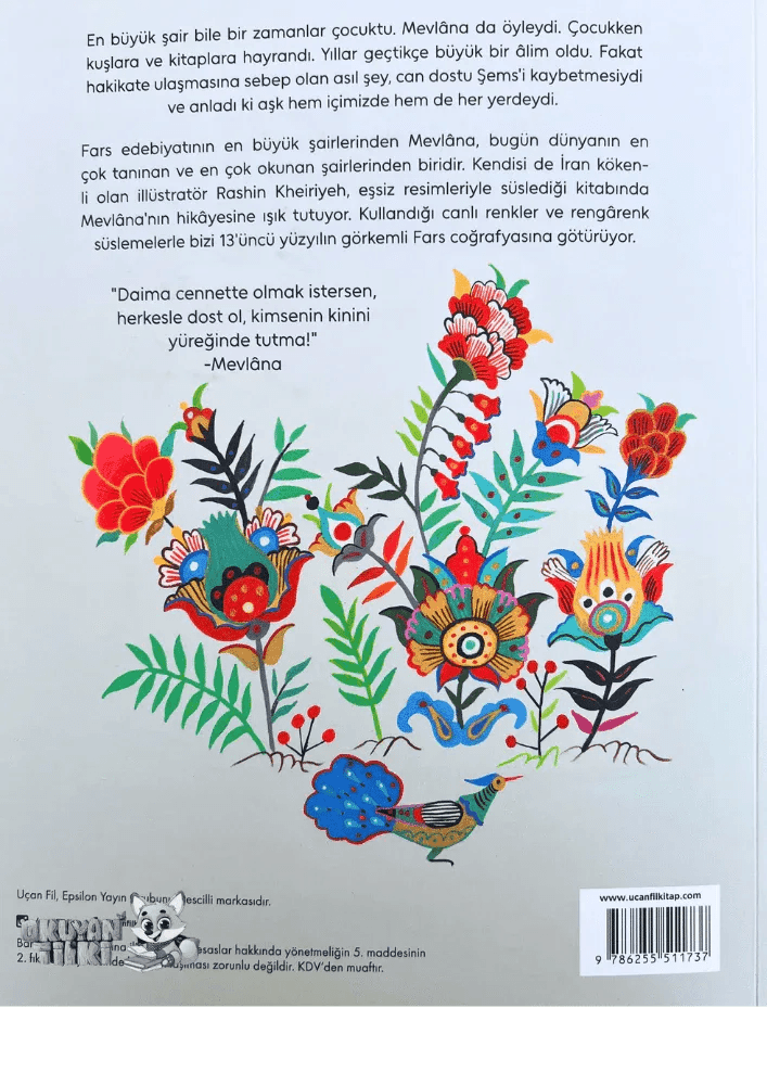 Mevlâna: Kalbinde Neşe, Dilinde Sevgi (6+ Yaş) - Okuyan Tilki