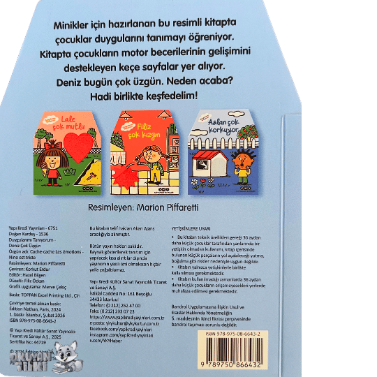 Duygularımı Tanıyorum – Deniz Çok Üzgün (0+ Yaş)