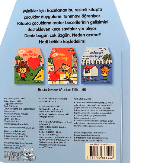 Duygularımı Tanıyorum – Deniz Çok Üzgün (0+ Yaş)