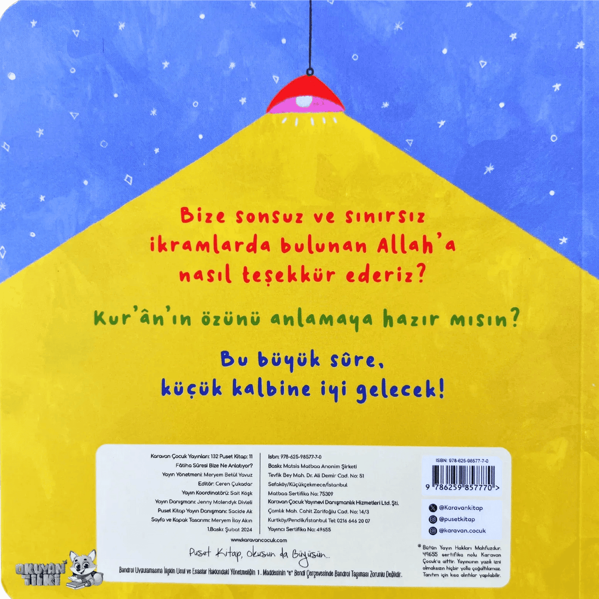 Fatiha Suresi Bize Ne Anlatıyor? (1+ Yaş) - Okuyan Tilki