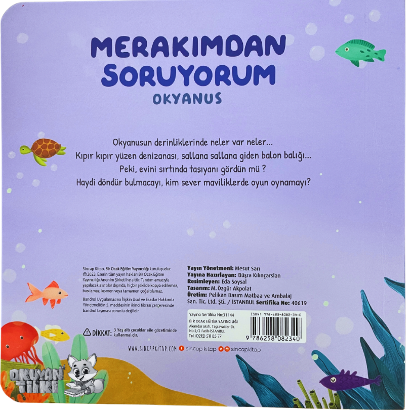 Merakımdan Soruyorum - Okyanus (1+ Yaş)