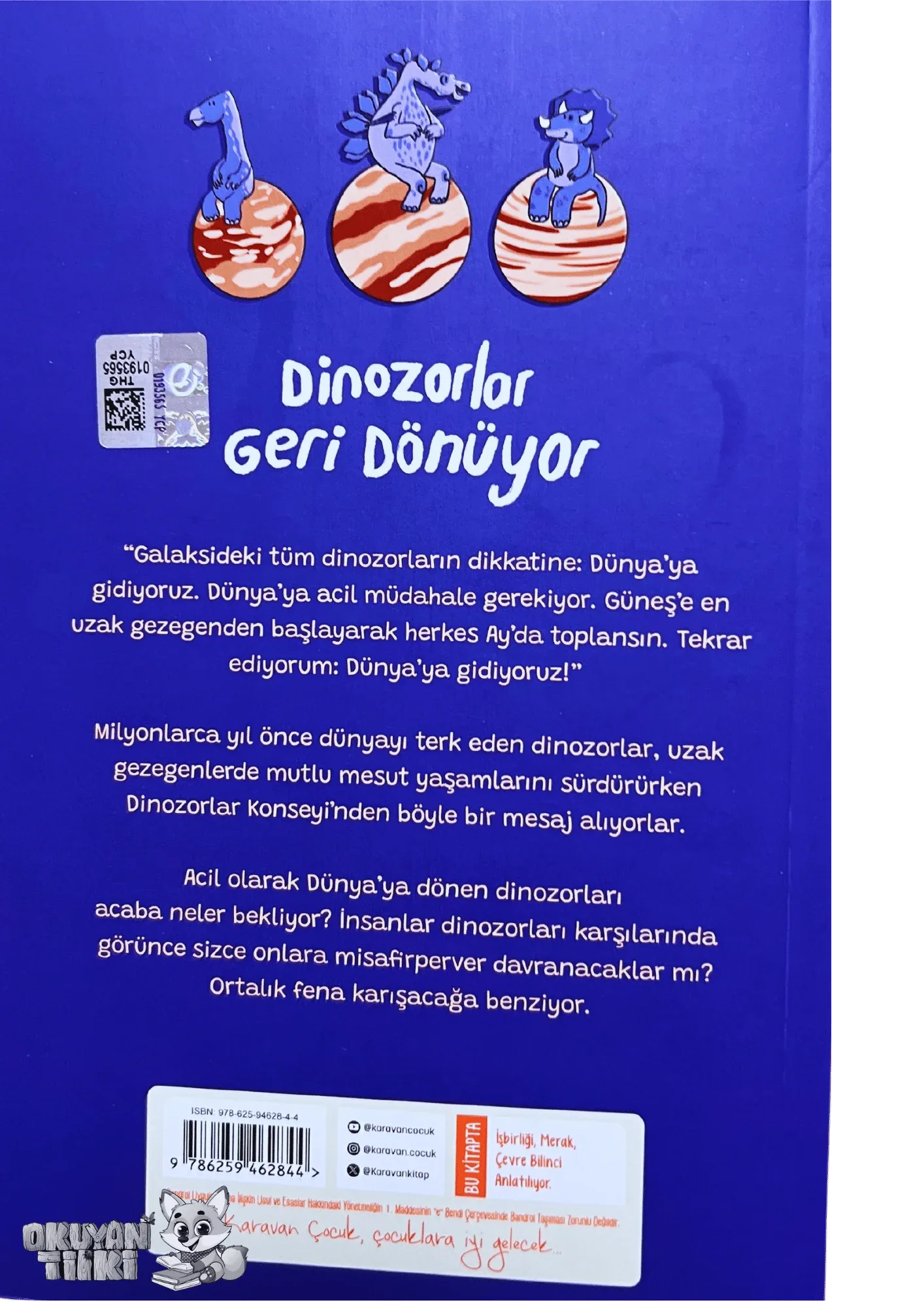 Dinozorlar Geri Dönüyor (9+ Yaş) - Okuyan Tilki