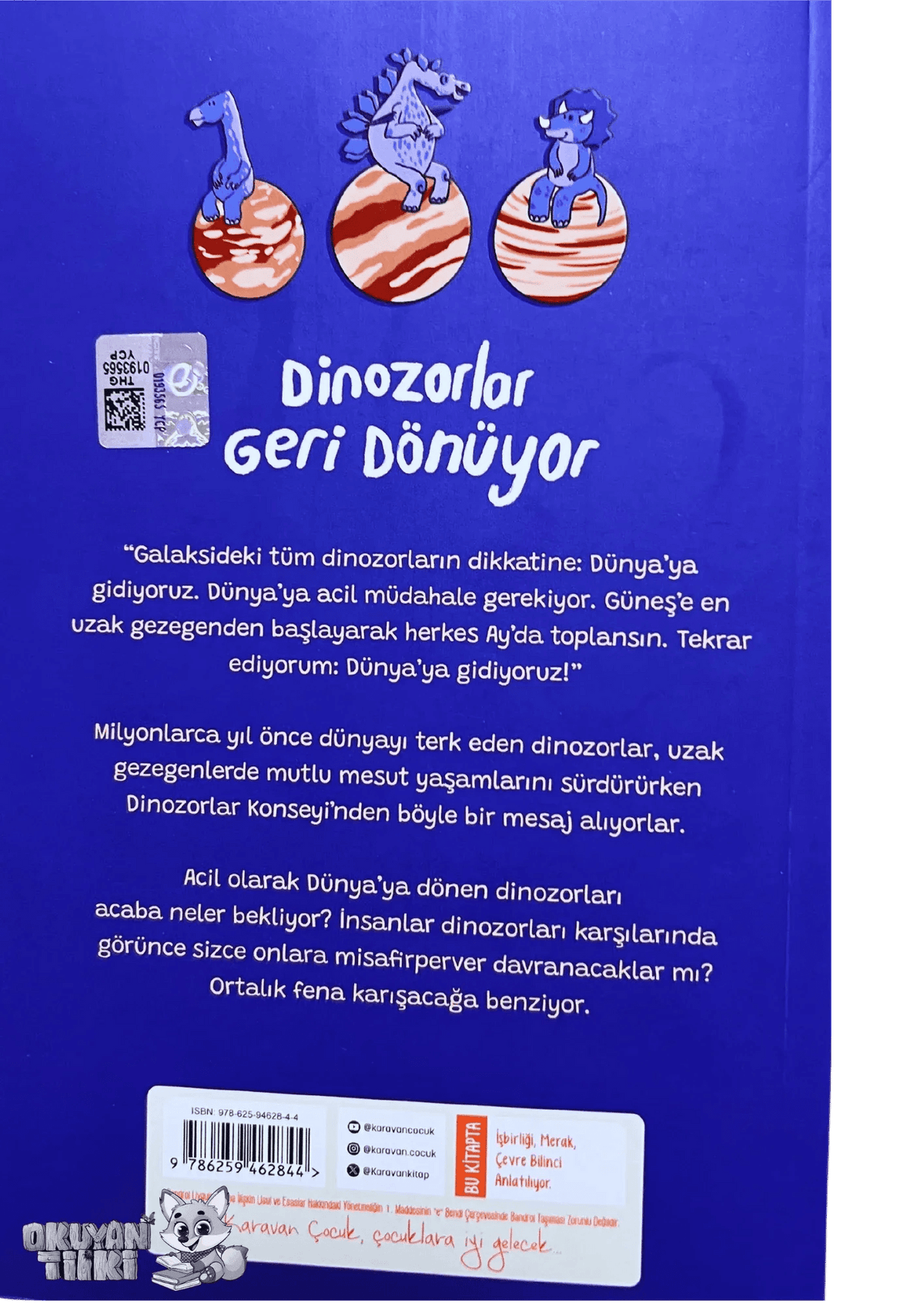 Dinozorlar Geri Dönüyor (9+ Yaş) - Okuyan Tilki