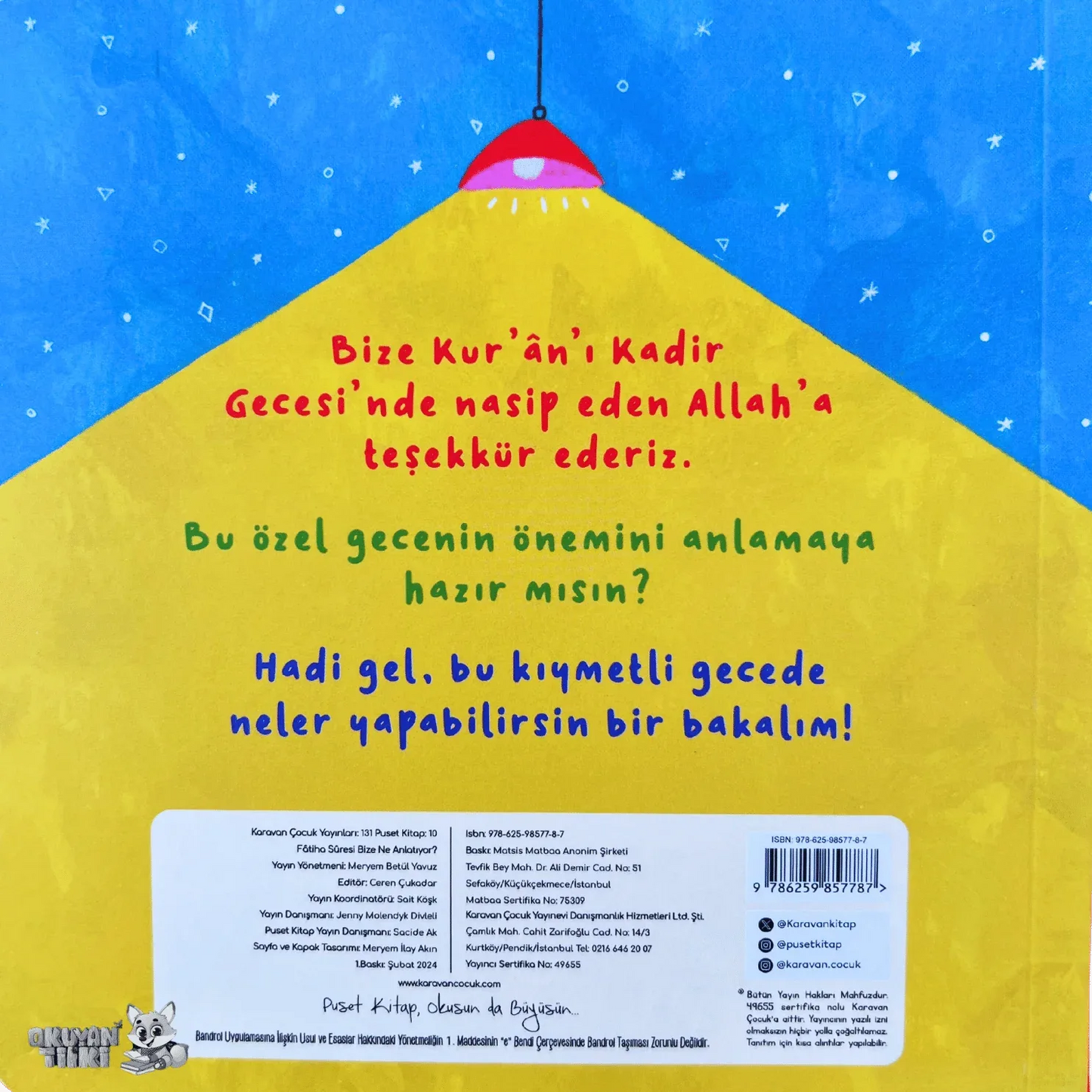Kadir Sûresi Bize Ne Anlatıyor? (1+ Yaş) - Okuyan Tilki