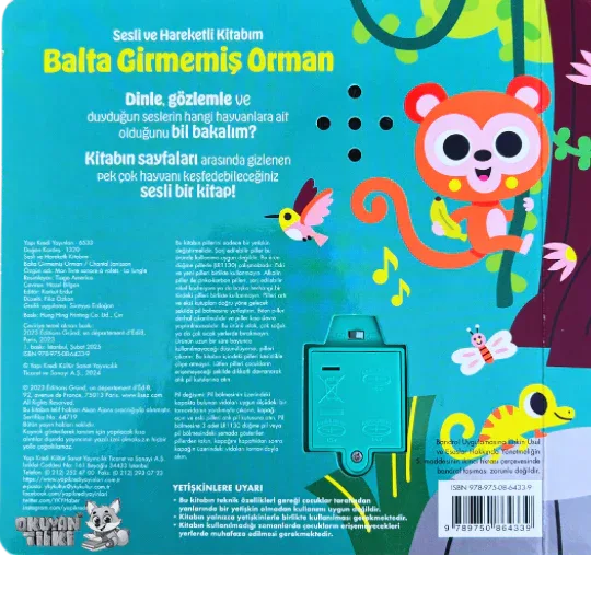 Balta Girmemiş Orman - Sesli ve Hareketli Kitaplar (Soundbuch) - Okuyan Tilki