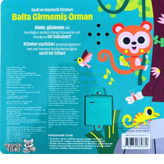 Balta Girmemiş Orman - Sesli ve Hareketli Kitaplar (Soundbuch) - Okuyan Tilki