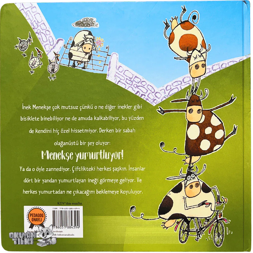 Ama Bu Inek Yumurtluyor - Organik Kitap (4+ Yaş) - Okuyan Tilki