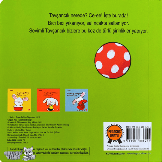 Uçtu Uçtu Tavşancık Uçtu! (1+ Yaş)