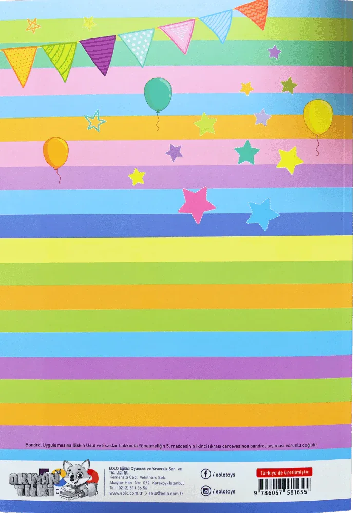 2+ Yaş Etkinliklerle Dikkat Geliştirme - Okuyan Tilki