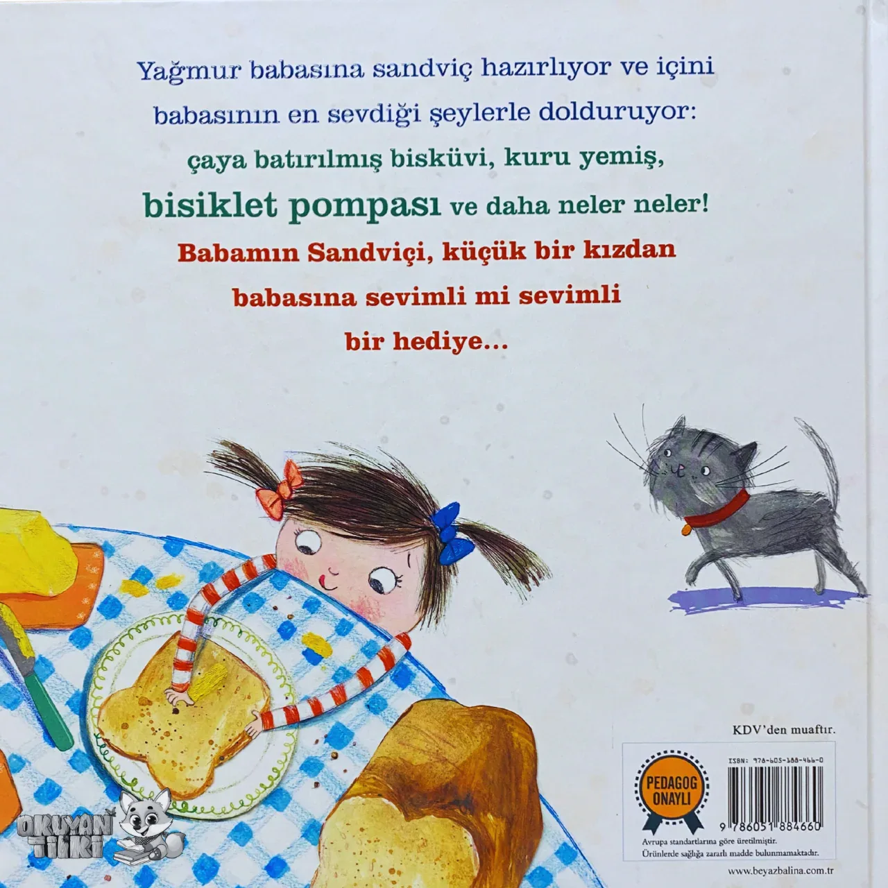 Babamın Sandviçi - Organik Kitap (4+ Yaş) - Okuyan Tilki