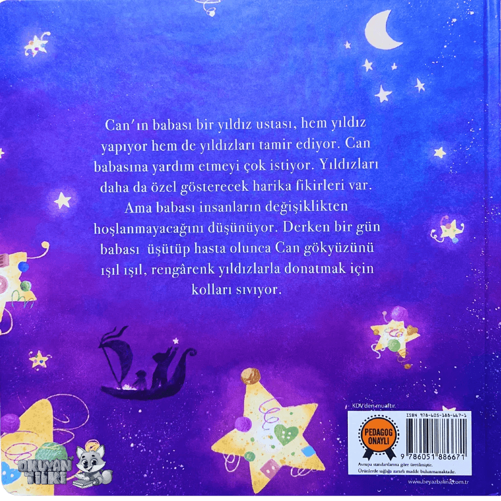 Küçük Yıldız Tamircisi - Organik Kitap (4+ Yaş) - Okuyan Tilki