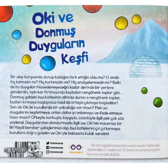 Oki ve Donmuş Duyguların Keşfi (3+ Yaş) - Okuyan Tilki