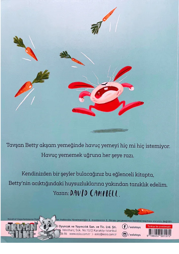 Sinir Bozucu Havuçlar (3-5 Yaş) - Okuyan Tilki
