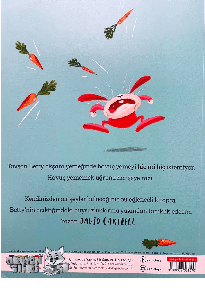 Sinir Bozucu Havuçlar (3-5 Yaş) - Okuyan Tilki