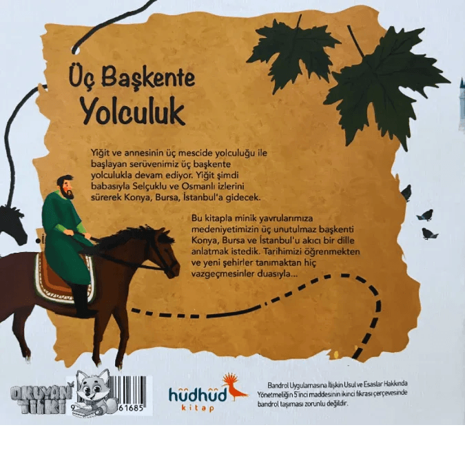 Üç Başkente Yolculuk (2+ Yaş) - Okuyan Tilki