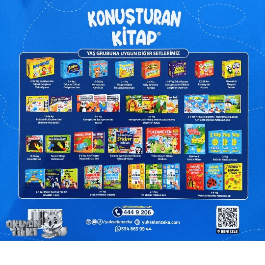 Konuşturan Kitap 2 - Yaz Sil (2-4 Yaş) - Okuyan Tilki