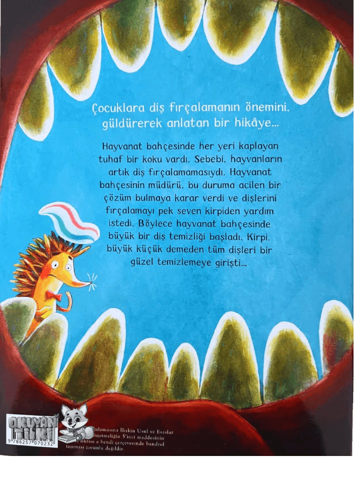 Hayvanat Bahçesinde Diş Fırçalama Günü (4+ Yaş) - Okuyan Tilki