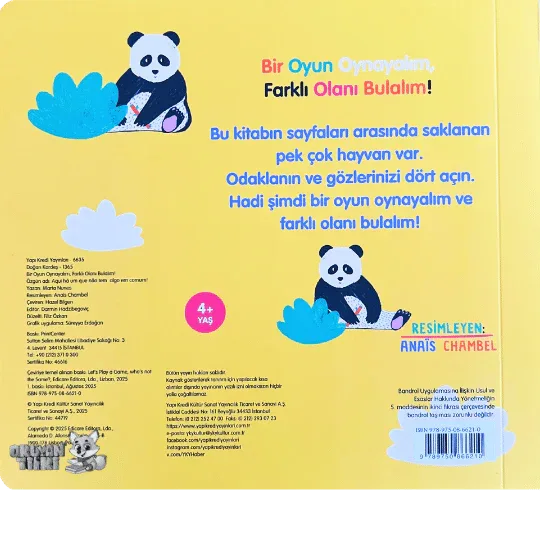 Bir Oyun Oynayalım, Farklı Olanı Bulalım! (4+ Yaş) - Okuyan Tilki