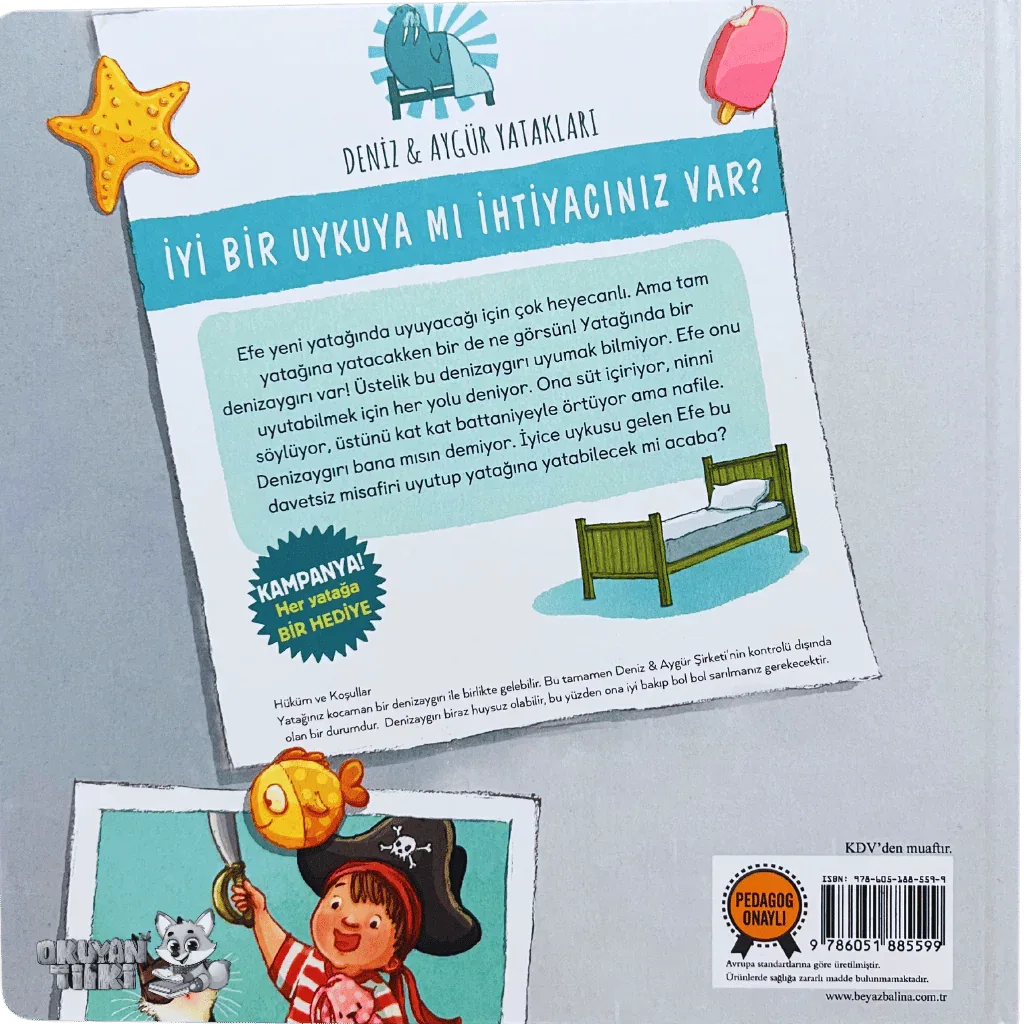 Yatağımda Denizaygırı Var! - Organik Kitap (4+ Yaş) - Okuyan Tilki
