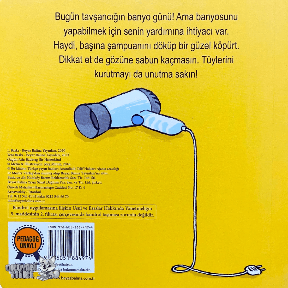 Tavşancığa Banyo Yaptırır mısın? (1+ Yaş) - Okuyan Tilki