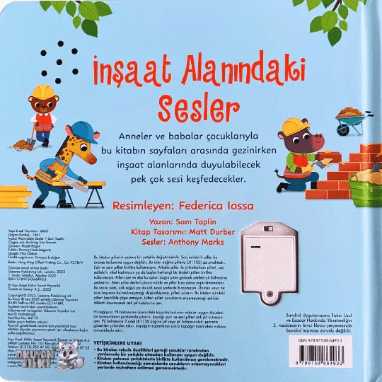 İnşaat Alanındaki Sesler - Sesli Kitaplar (Soundbuch) - Okuyan Tilki
