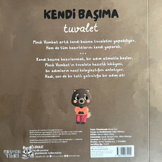 Kendi Başıma Tuvalet (Boncuklu Hikaye) (0+ Yaş)