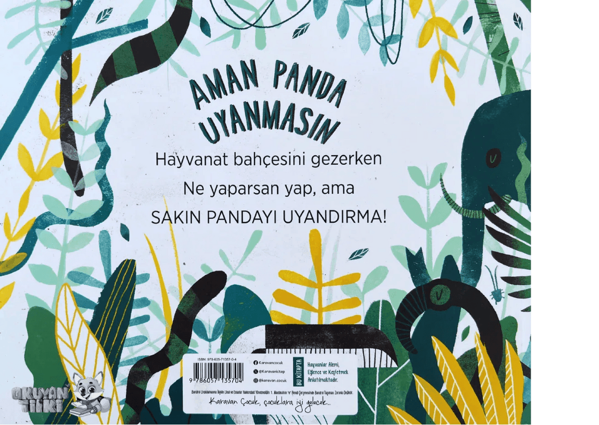 Aman Panda Uyanmasın (4+ Yaş) - Okuyan Tilki