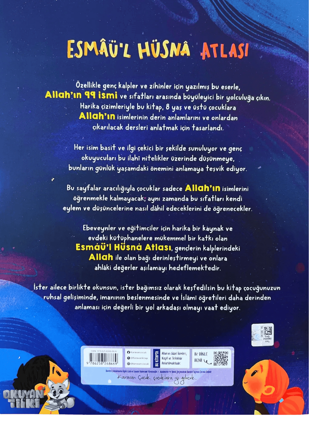 Esmâü'l Hüsnâ Atlası (7+ Yaş) - Okuyan Tilki