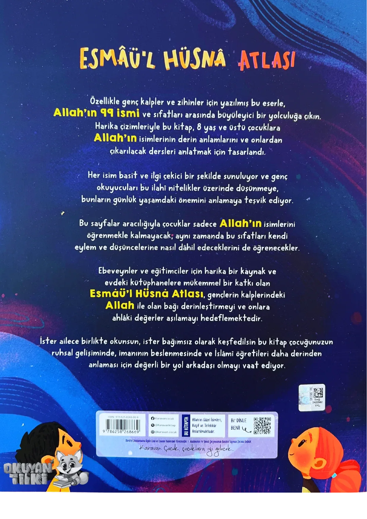 Esmâü'l Hüsnâ Atlası (7+ Yaş) - Okuyan Tilki