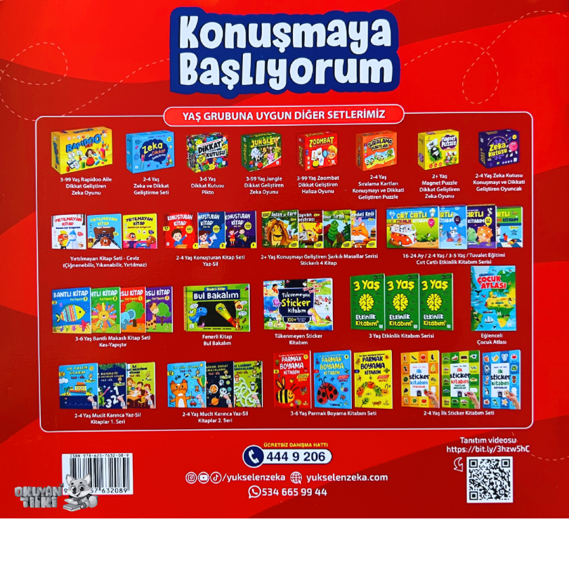 Konuşmaya Başlıyorum 3 - Yaz Sil (2-4 Yaş)