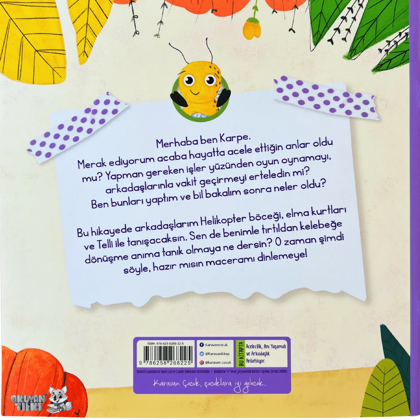 Minik Tırtıl Karpe (4+ Yaş) - Okuyan Tilki