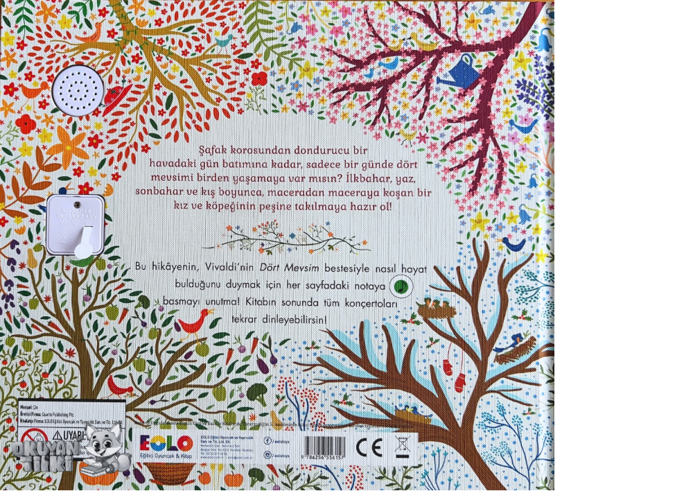 Hikâye Orkestrası – Bir Günde Dört Mevsim (4+ Yaş, Soundbuch)