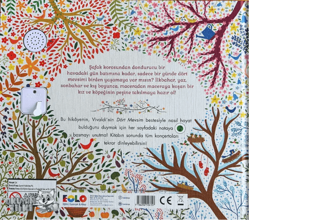 Hikâye Orkestrası – Bir Günde Dört Mevsim (4+ Yaş, Soundbuch) - Okuyan Tilki