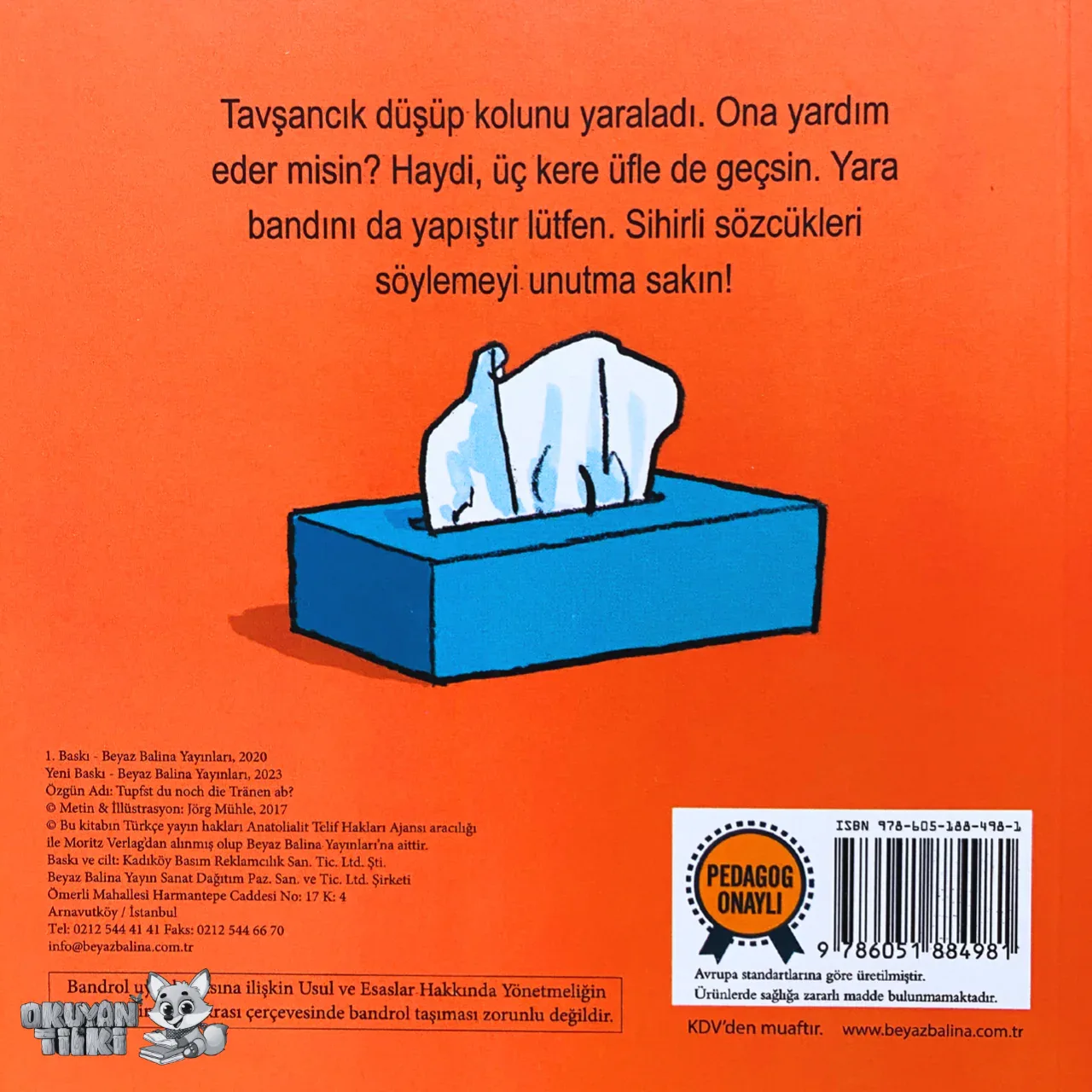 Tavşancığın Yarasını Sarar mısın? (1+ Yaş) - Okuyan Tilki