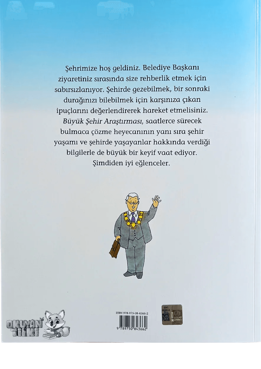 Büyük Şehir Araştırması (8+ Yaş) - Okuyan Tilki