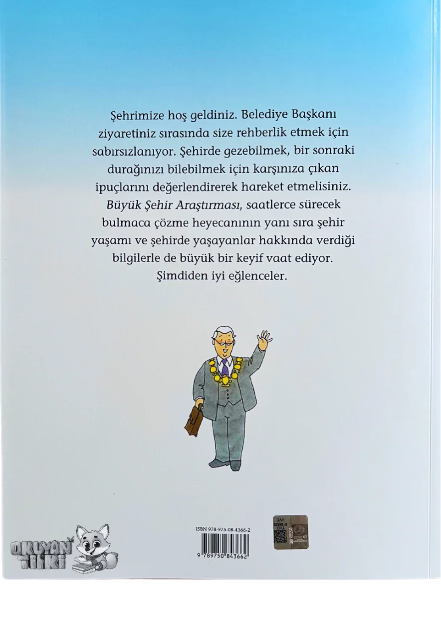 Büyük Şehir Araştırması (8+ Yaş) - Okuyan Tilki