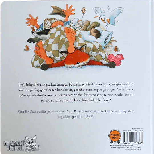 Karlı Bir Gece - Organik Kitap (4+ Yaş) - Okuyan Tilki