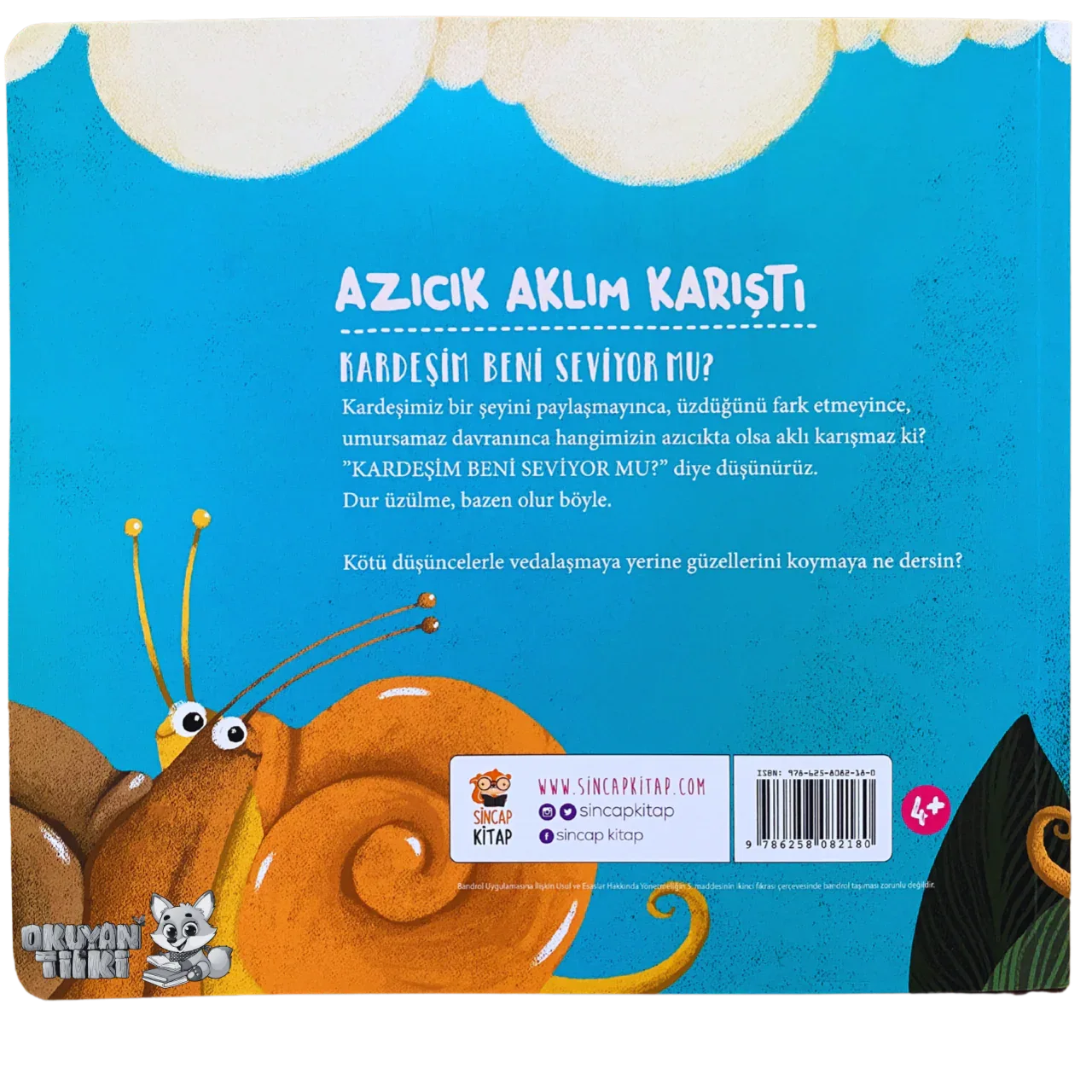 Azıcık Aklım Karıştı - Kardeşim Beni Seviyor mu? (4+ Yaş) - Okuyan Tilki