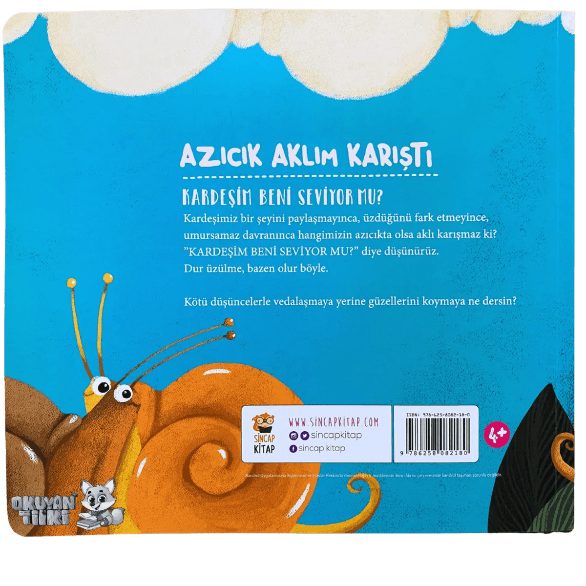 Azıcık Aklım Karıştı - Kardeşim Beni Seviyor mu? (4+ Yaş) - Okuyan Tilki