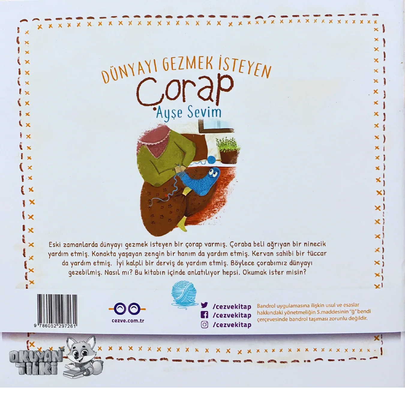 Dünyayı Gezmek İsteyen Çorap (3+ Yaş) - Okuyan Tilki