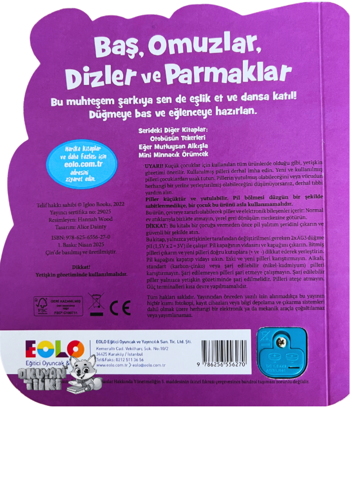 Baş, Omuzlar, Dizler ve Parmaklar - Sesli Kitaplar (Soundbuch)