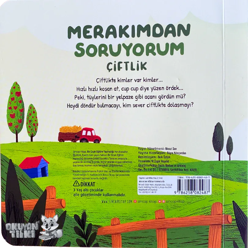 Merakımdan Soruyorum - Çiftlik (1+ Yaş) - Okuyan Tilki