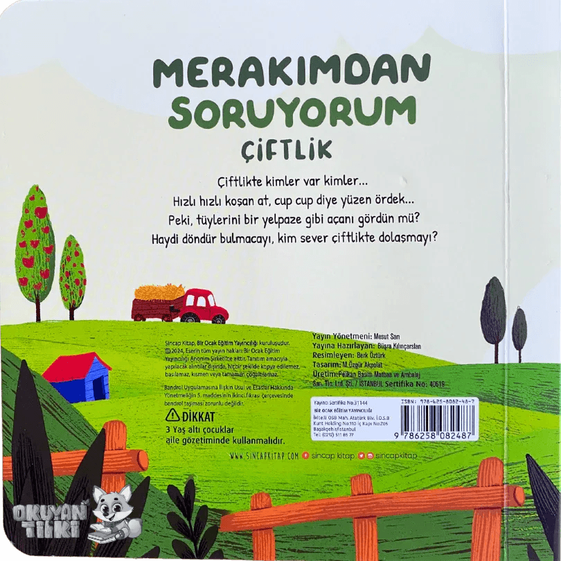Merakımdan Soruyorum - Çiftlik (1+ Yaş) - Okuyan Tilki