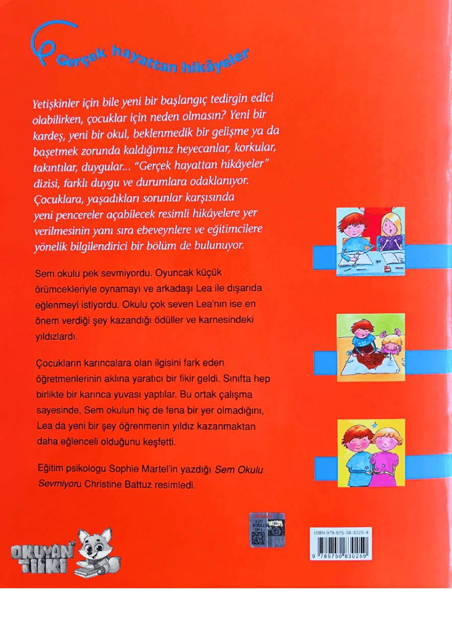 Sem Okulu Sevmiyor (3+ Yaş) - Okuyan Tilki