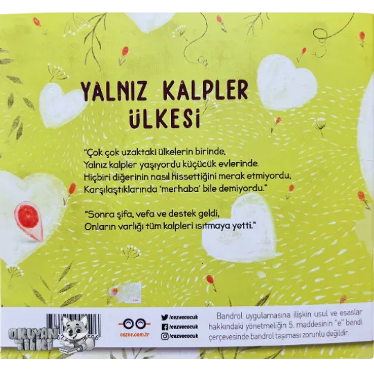 Yalnız Kalpler Ülkesi (3+ Yaş) - Okuyan Tilki